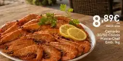 Recheio Masterchef - camarão 30/50 cozido masterchef promoção