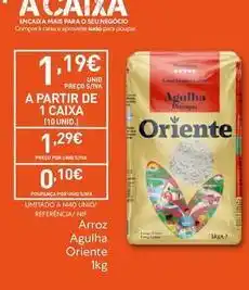 Recheio Oriente - arroz agulha promoção