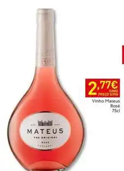 Recheio Mateus - vinho rosé promoção