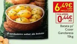 Recheio Batata p/ cozer promoção