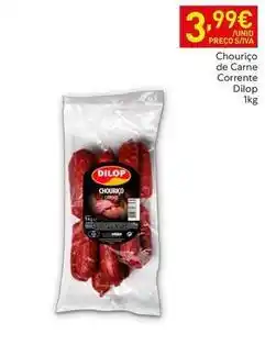 Recheio Chourico de carne corrente promoção