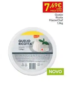 Recheio Masterchef - queijo ricota promoção