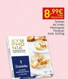 Recheio Pasquier - tarletes de limão merengada promoção