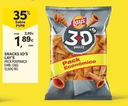Continente Bom dia Lay's - snacks 3d's promoção