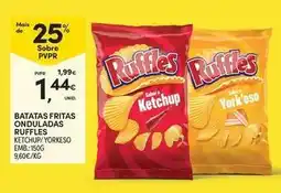 Continente Bom dia Ruffles - batatas fritas onduladas promoção