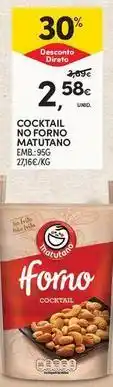 Continente Bom dia Matutano - cocktail no forno promoção