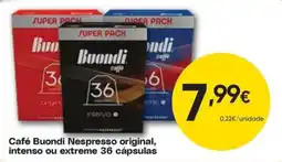 Froiz Café Buondi Nespresso original promoção