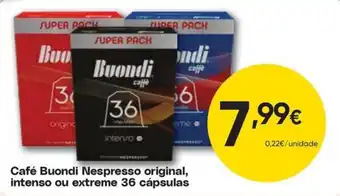 Café Buondi Nespresso original