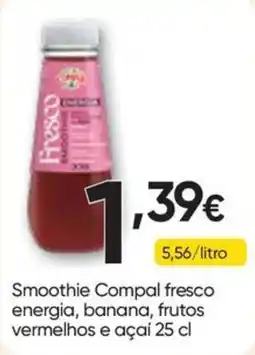 Froiz Smoothie compal fresco energia, banana, frutos vermelhos e açaí promoção