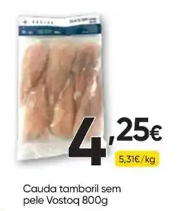Froiz Cauda tamboril sem pele Vostoq promoção