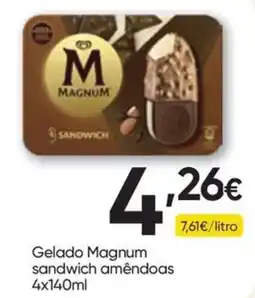 Froiz Gelado Magnum sandwich amêndoas promoção