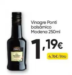 Froiz Vinagre Ponti balsâmico Modena promoção