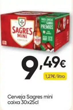 Froiz Cerveja Sagres mini promoção