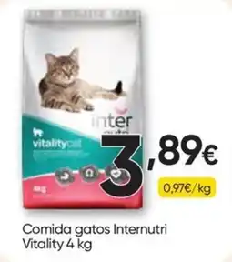 Froiz Comida gatos Internutri Vitality 4 kg promoção