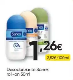 Froiz Desodorante Sanex roll-on 50ml promoção