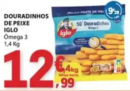 E.Leclerc Douradinhos de peixe iglo ômega 3 promoção
