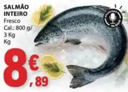 E.Leclerc Salmão inteiro promoção