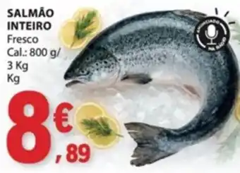 E.Leclerc Salmão inteiro promoção