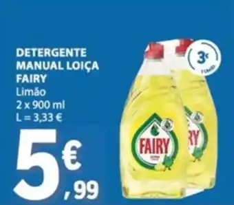E.Leclerc detergente manual loiça fairy limão promoção