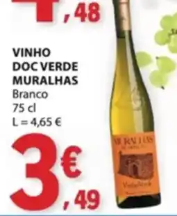 E.Leclerc vinho doc verde muralhas branco promoção