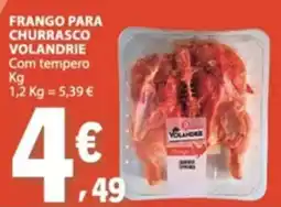 E.Leclerc Frango para churrasco volandrie promoção