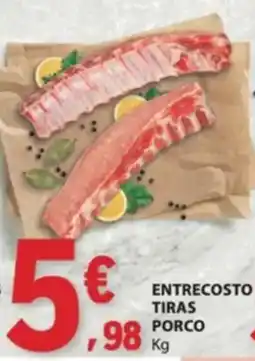 E.Leclerc Entrecosto tiras porco promoção