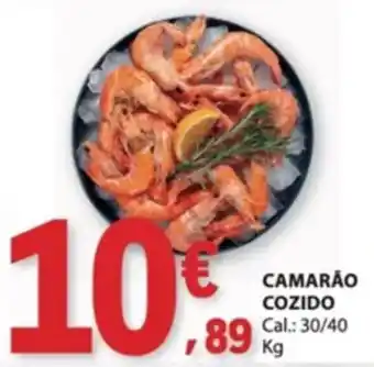 E.Leclerc Camarão cozido promoção