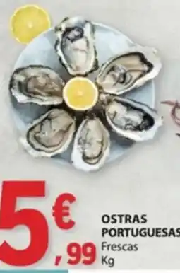 E.Leclerc Ostras portuguesas frescas promoção