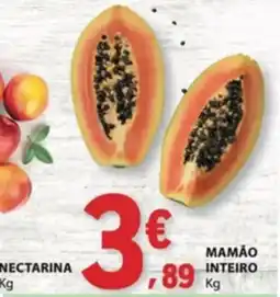 E.Leclerc mamão inteiro promoção