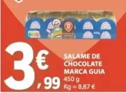 E.Leclerc Salame de chocolate marca guia promoção