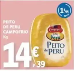 E.Leclerc Peito de peru campo frio promoção