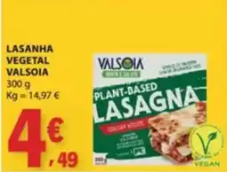 E.Leclerc Lasanha vegetal valsolia promoção