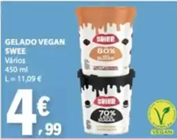 E.Leclerc gelado vegan swee promoção