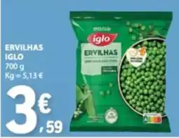 E.Leclerc ervilhas iglo promoção