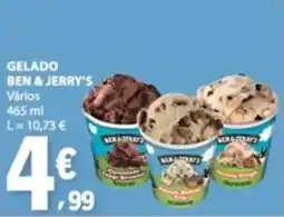 E.Leclerc gelado ben & jerry's vários promoção