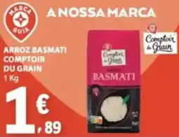 E.Leclerc arroz basmati comptoir du grain promoção