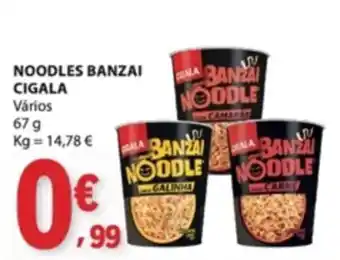 E.Leclerc Noodles banzai cigala promoção