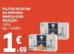 E.Leclerc filetes de atum marca guia seleção promoção