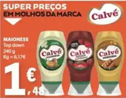 E.Leclerc Maionese calvé top down promoção