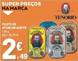 E.Leclerc filete de atum em azeite tenorio promoção
