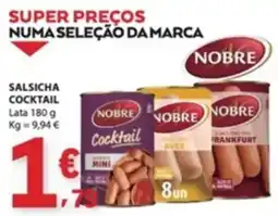 E.Leclerc salsicha cocktail nobre promoção