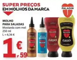 E.Leclerc molho para saladas mostarda com mel paladin promoção