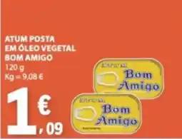 E.Leclerc atum posta em óleo vegetal bom amigo promoção