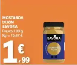 E.Leclerc Mostarda dijon savora promoção