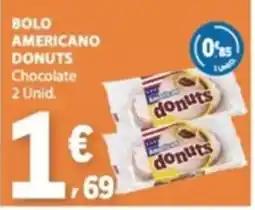 E.Leclerc Bolo americano donuts chocolate promoção