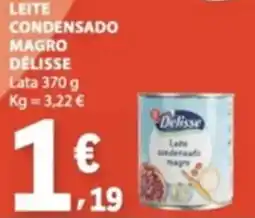 E.Leclerc Leite condensado magro delisse promoção