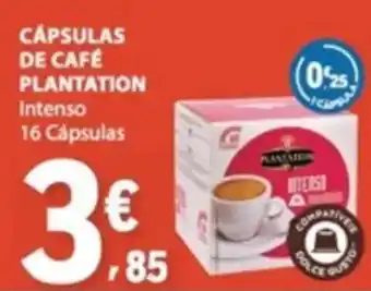 E.Leclerc Cápsulas de café plantation intenso promoção