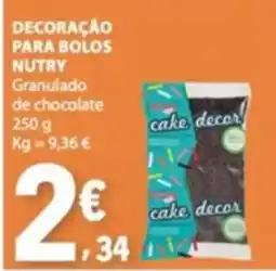 E.Leclerc Decoração para bolos nutry promoção