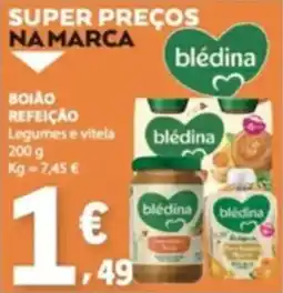 E.Leclerc Boião refeição legumes e vitela blédina promoção