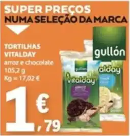 E.Leclerc Tortilhas vitalday arroz e chocolate promoção